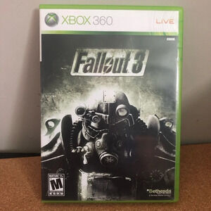 3/$15 Fallout 3 XBOX 360 Video Game Disc Booklet Case